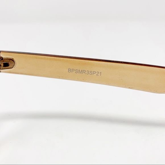 BP 58mm Round Ombre Blue Light Blocking Glasses In Nude - Picture 7 of 7